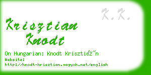 krisztian knodt business card